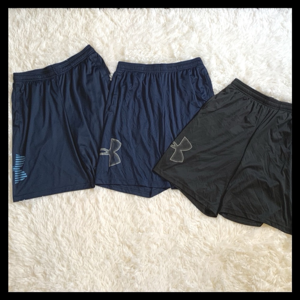 UNDER ARMOUR HEAT GEAR LOOSE FIT SHORTS BUNDLE MENS MEDIUM